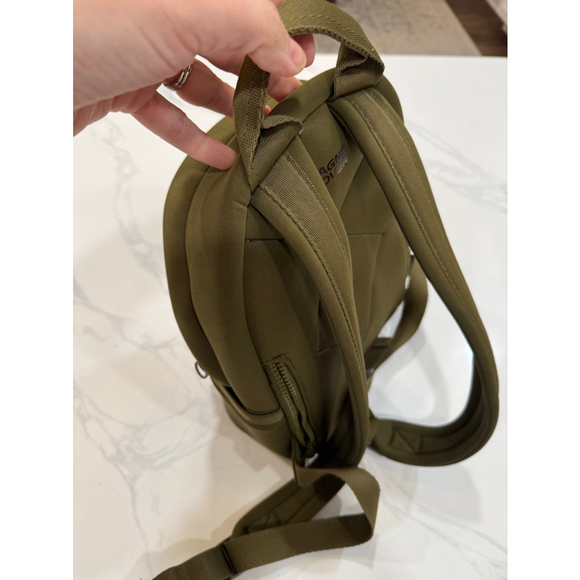 Dagne Dover DAKOTA NEOPRENE Mini BACKPACK Olive Green - Picture 15 of 15
